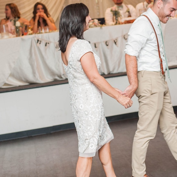 Aidan Mattox beaded dress mother of the bride - Picture 4 of 4